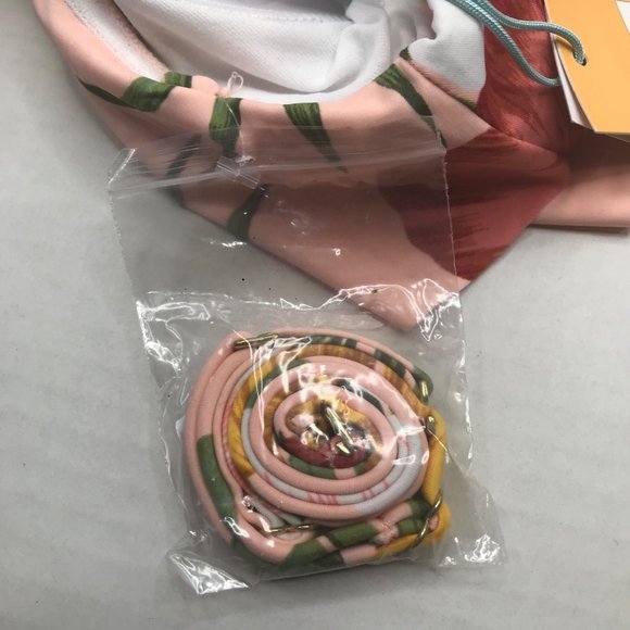 Kona Sol Women's Size Medium 8-10 One Piece Floral Swimsuit With Straps New - Picture 14 of 14